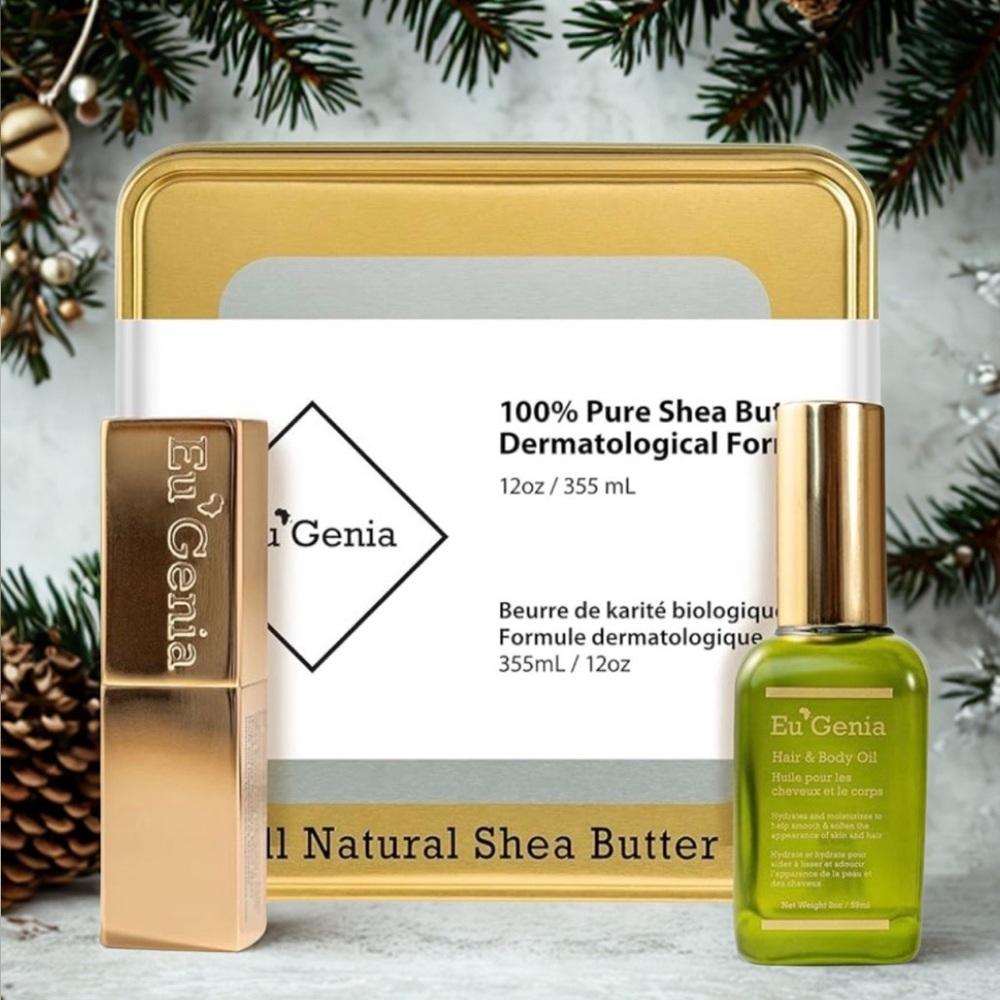 Eu’Genia All Natural Shea Butter and Hair & Body Oil Set - Picture 2 of 6